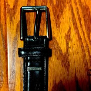 Dockers black leather belt 32-26